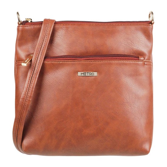 Women Tan Sling Bag