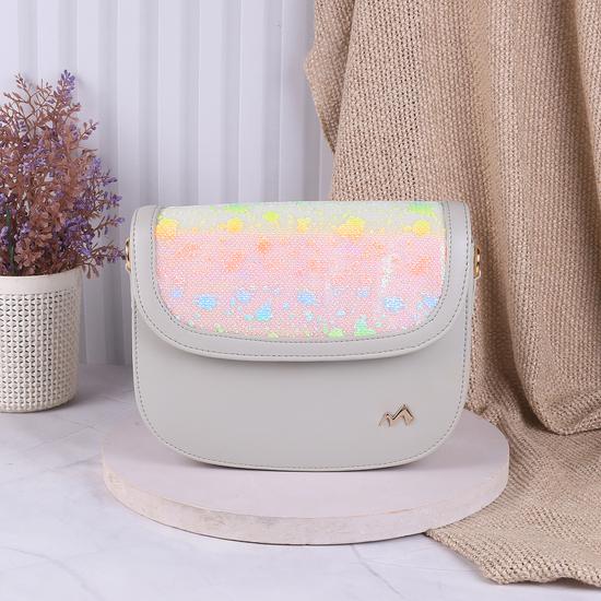 Women Grey Sling Bag