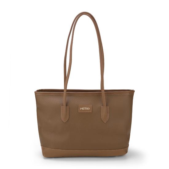 Women Brown Tote Bag