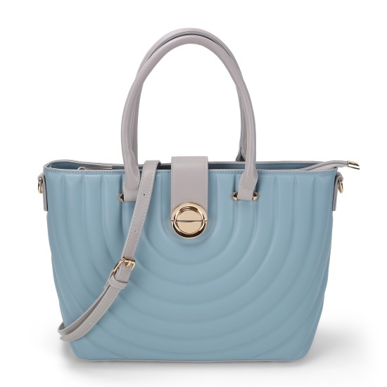 Women Blue Satchel Bag