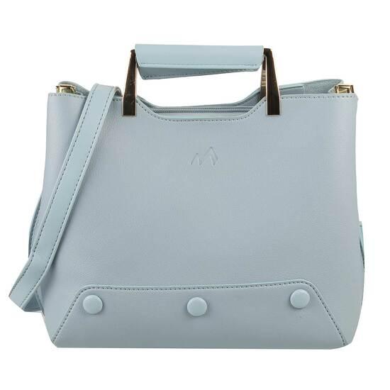Women Blue Satchel Bag