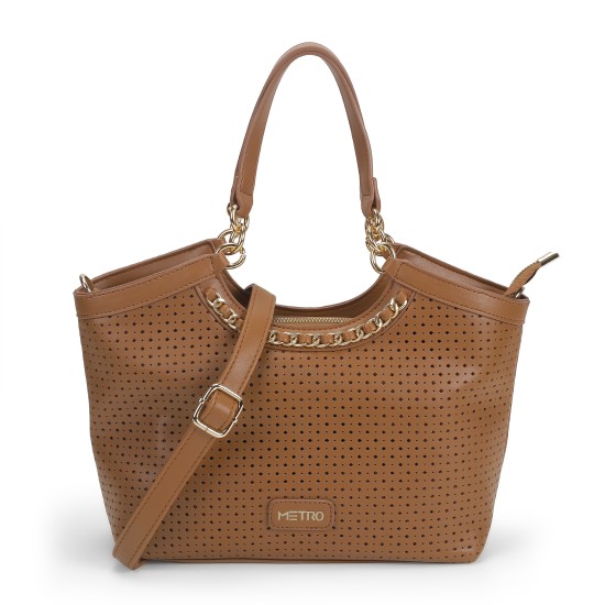Women Brown Satchel Bag