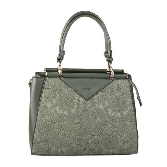 Women Green Satchel Bag