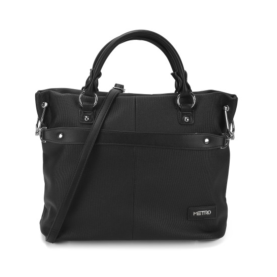 Women Black Satchel Bag