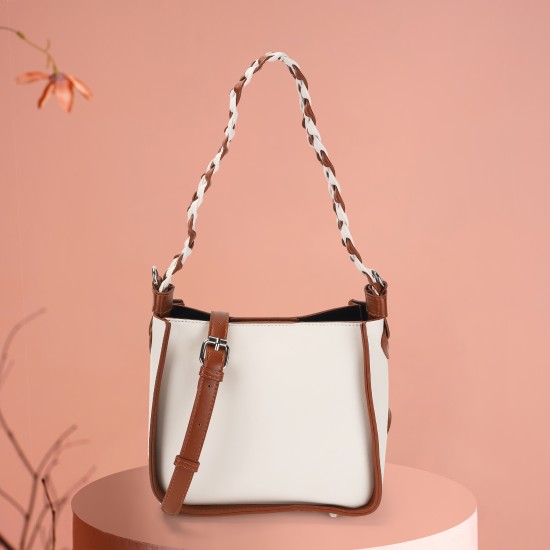 Women White Shoulder Bag