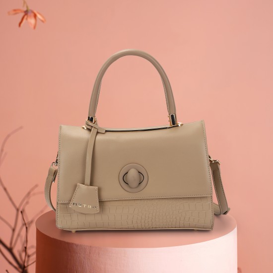 Women Khaki Satchel Bag