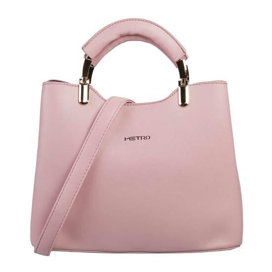 Women Pink Satchel Bag