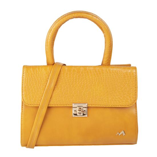 Women Yellow Satchel Bag
