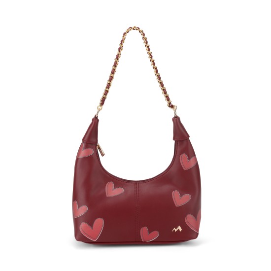 Women Red Hobo Bag