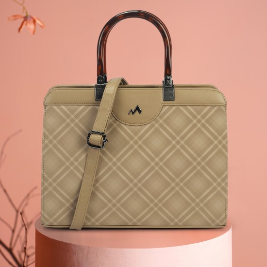 Women Brown Satchel Bag
