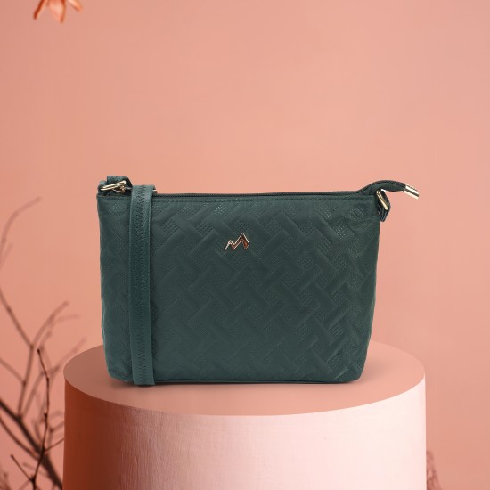 Women Green Sling Bag