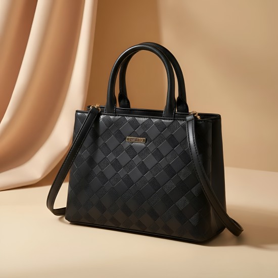 Women Black Satchel Bag