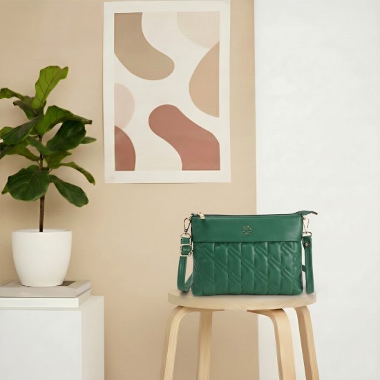Women Green Sling Bag