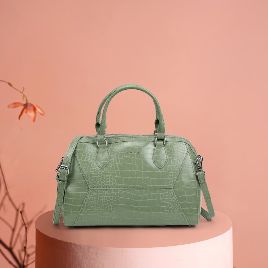 Women Olive Satchel Bag