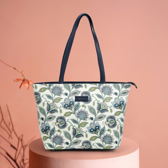 Women Blue Tote Bag