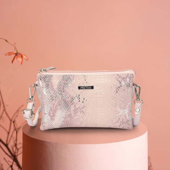 Women Pink Sling Bag