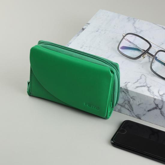 Women Green Wallet
