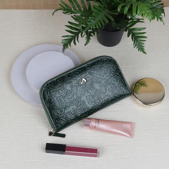 Women Green Wallet