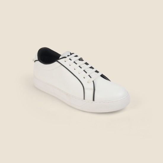 Men White-black Casual Sneakers