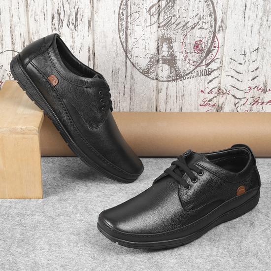 Men Black Formal Lace Up