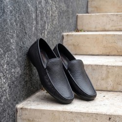Men Black Casual Loafers