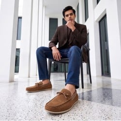 Men Tan Casual Loafers