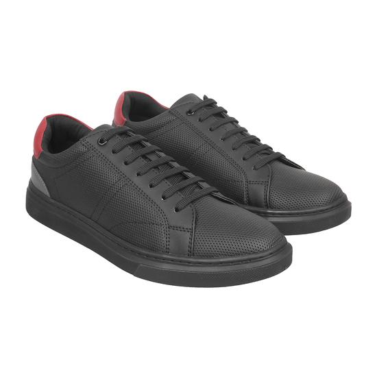 Men Black Casual Sneakers