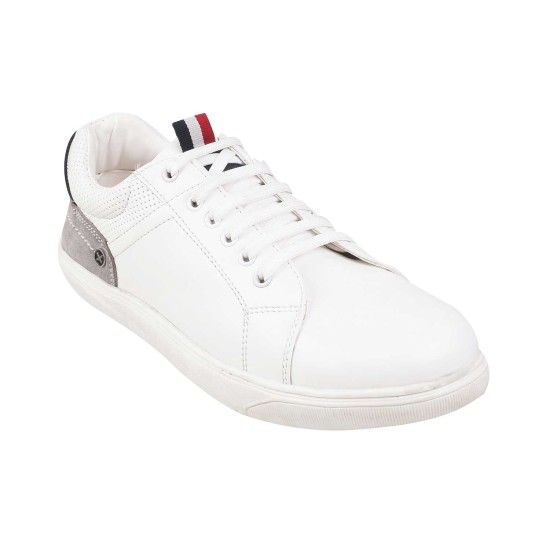 Men White Casual Sneakers