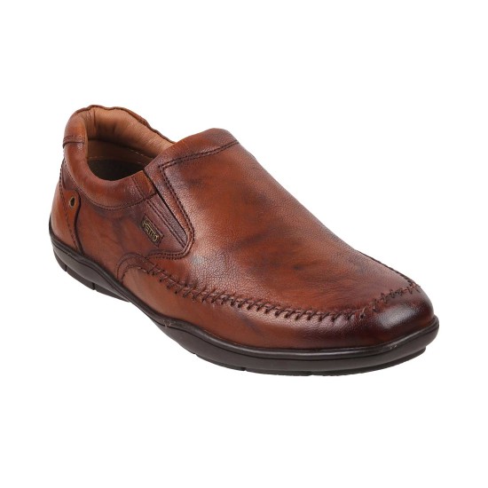 Men Tan Casual Moccasin