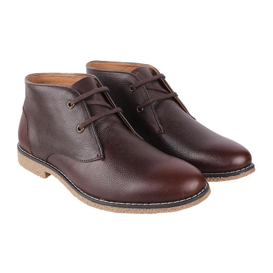 Men Brown Casual Boots