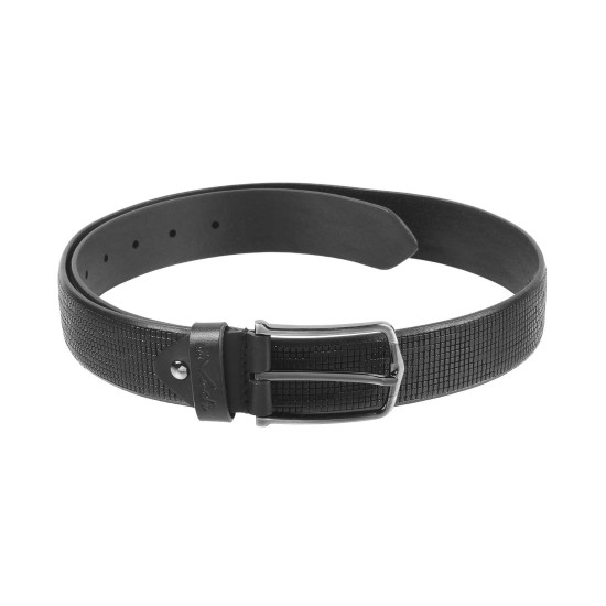 Men Black Belts Pin Buckle