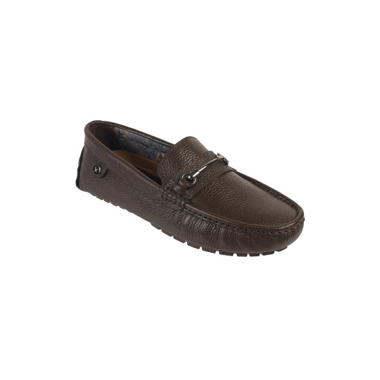 Boys Brown Casual Loafers