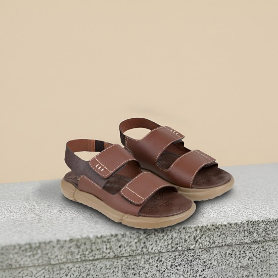 Boys Tan Casual Sandals