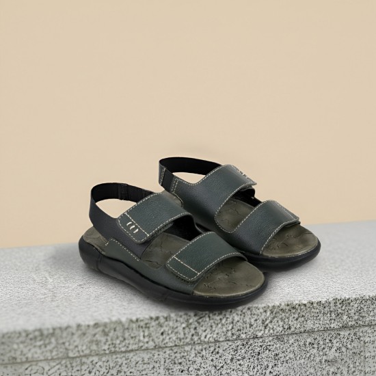 Boys Olive Casual Sandals