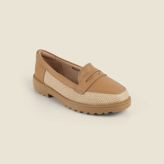 Women Tan Casual Loafers