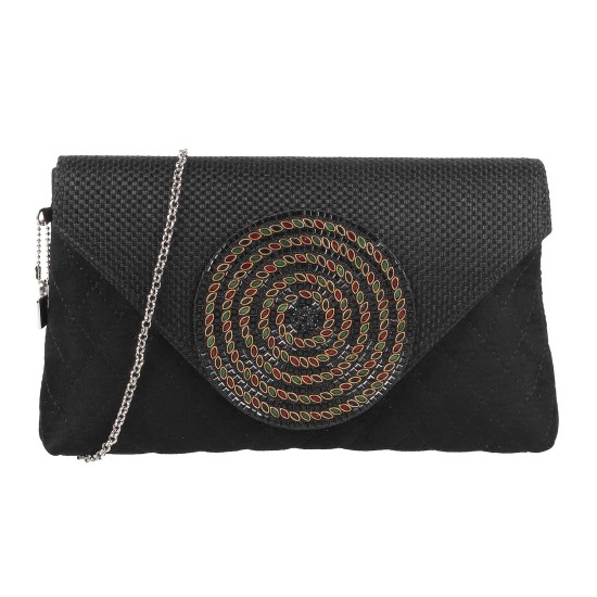 Women Black Clutch