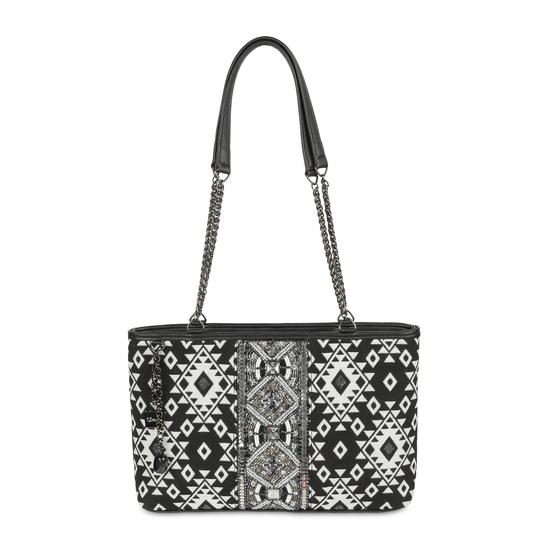 Women Black-multi Shoulder Bag