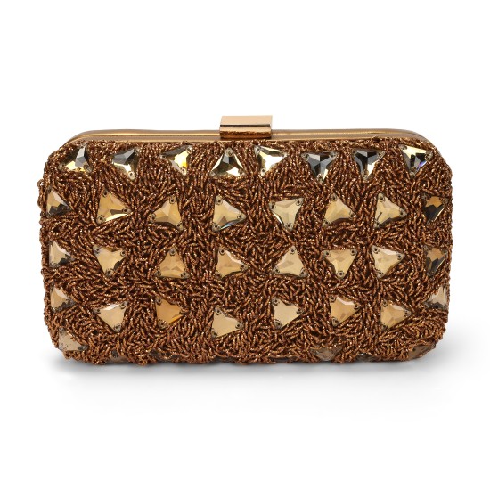 Women Antic-gold Evening Bag