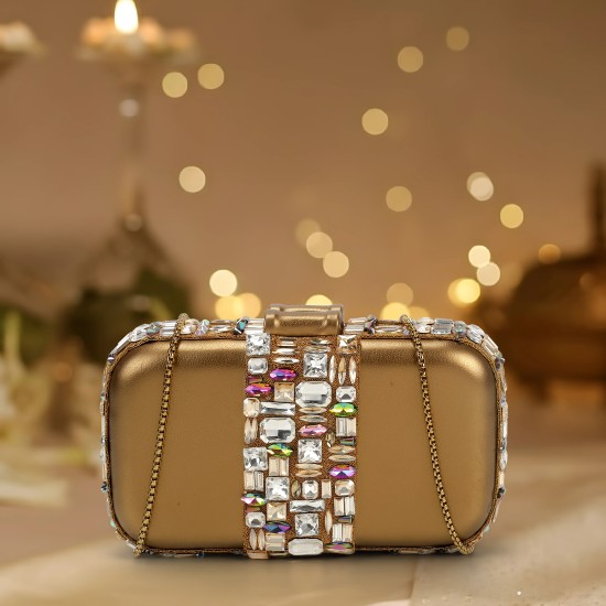 Women Antic-gold Evening Bag
