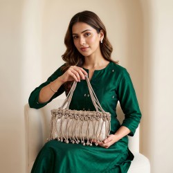 Women Gold Evening Bag