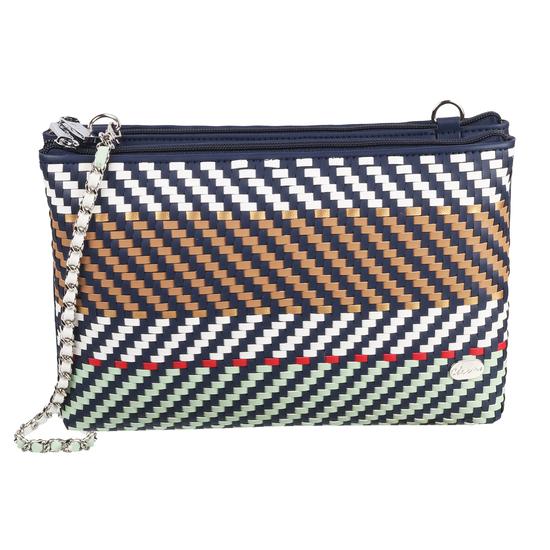 Women Blue-Multi Clutch