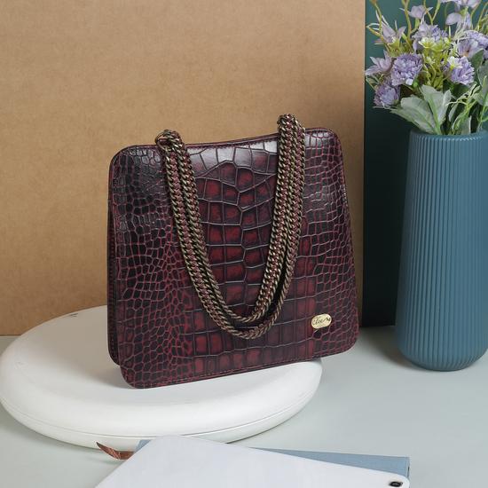 Women Maroon Shoulder Bag