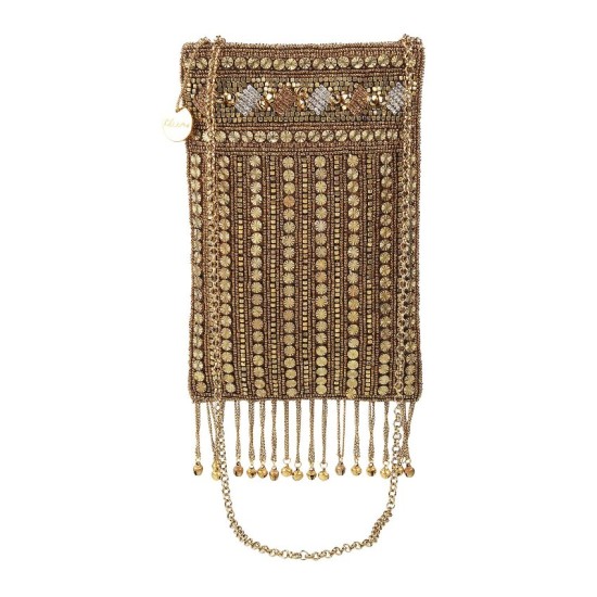 Women Antic-Gold Mobile Sling Bags