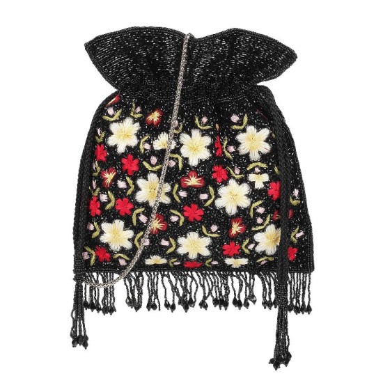 Women Black Potlis