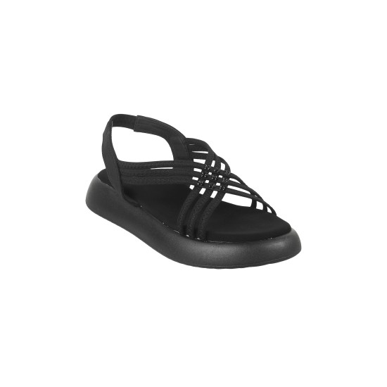 Girls Black Casual Sandals
