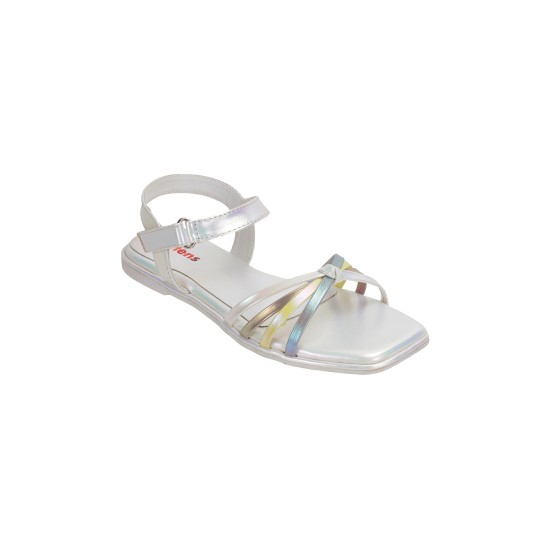 Girls White Casual Sandals
