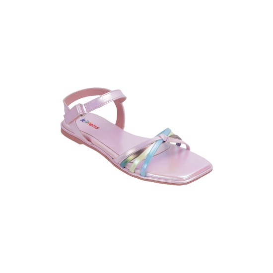 Girls Pink Casual Sandals
