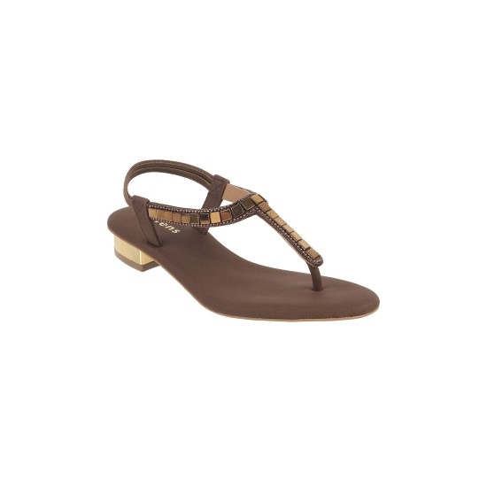 Girls Bronze Casual Sandals