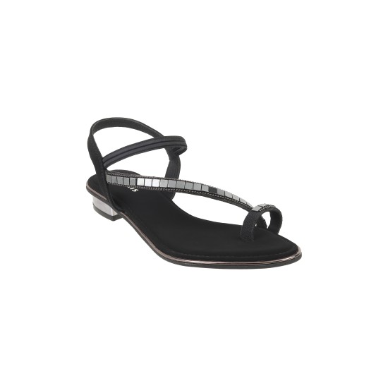 Girls Black Casual Sandals