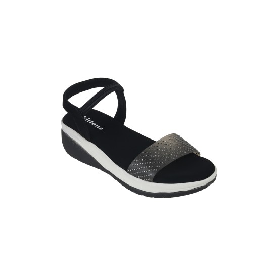 Girls Black Casual Sandals